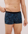 Seamless Ultra-Soft Fit – Micro Modal Spandex Printed Trunk – M107 – Blue