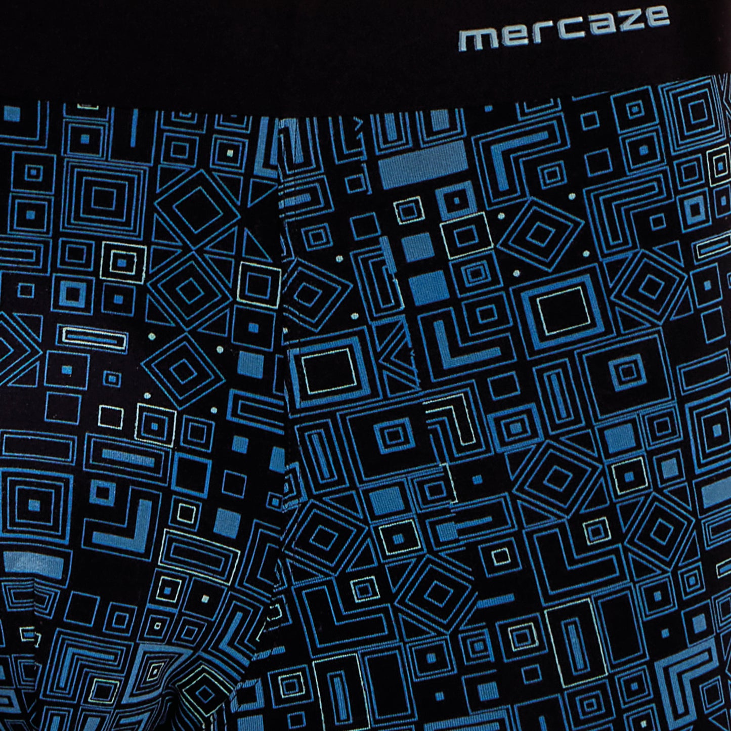 Seamless Ultra-Soft Fit – Micro Modal Spandex Printed Trunk – M107 – Blue