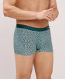 Seamless Ultra-Soft Fit – Micro Modal Spandex Printed Trunk – M107 – Green
