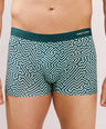 Seamless Ultra-Soft Fit – Micro Modal Spandex Printed Trunk – M107 – Green