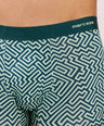 Seamless Ultra-Soft Fit – Micro Modal Spandex Printed Trunk – M107 – Green