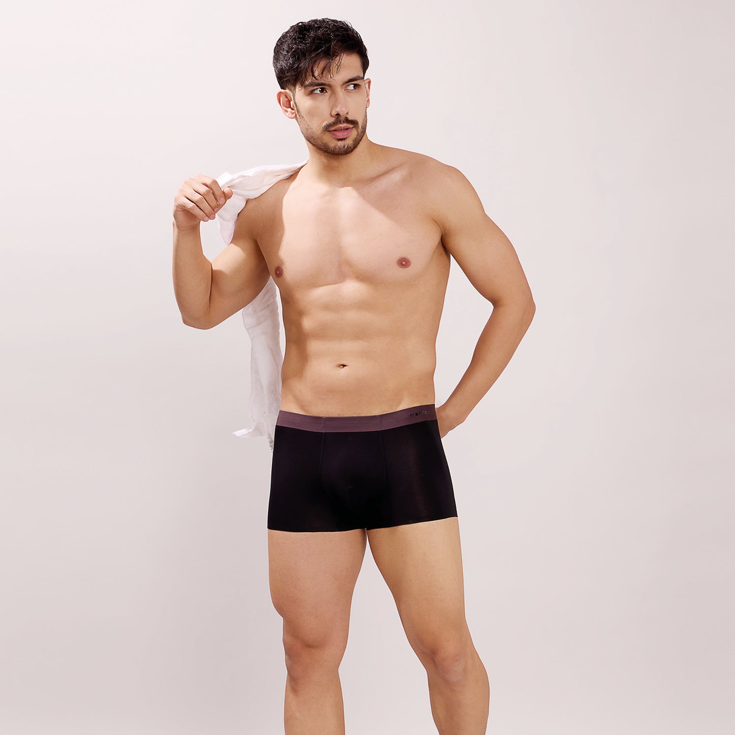 Seamless Ultra-Soft Comfort – Micro Modal Spandex Trunk – M108 - Black