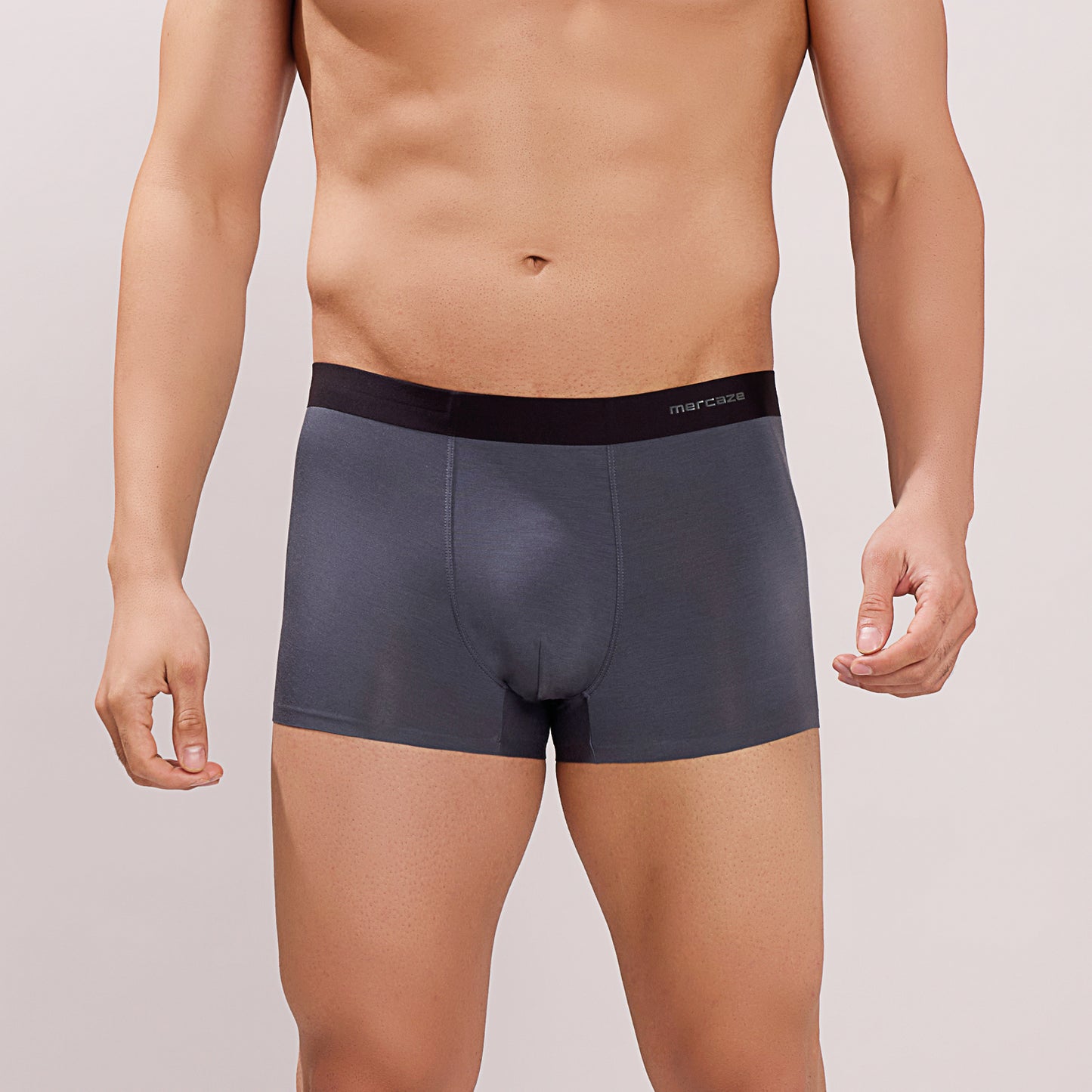Seamless Ultra-Soft Comfort – Micro Modal Spandex Trunk – M108 - Dark Grey