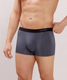 Seamless Ultra-Soft Comfort – Micro Modal Spandex Trunk – M108 - Dark Grey