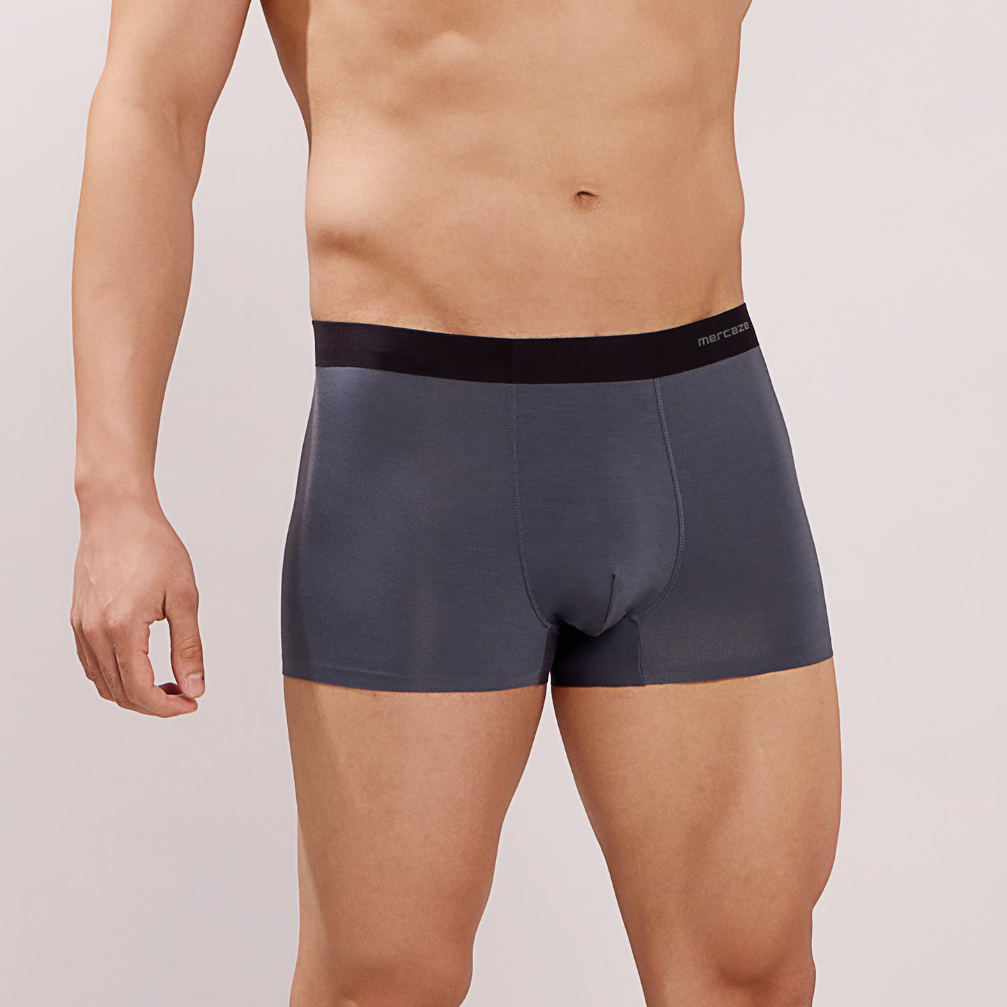 Seamless Ultra-Soft Comfort – Micro Modal Spandex Trunk – M108 - Dark Grey