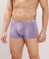 Seamless Ultra-Soft Comfort – Micro Modal Spandex Trunk – M108P - Dark Purple