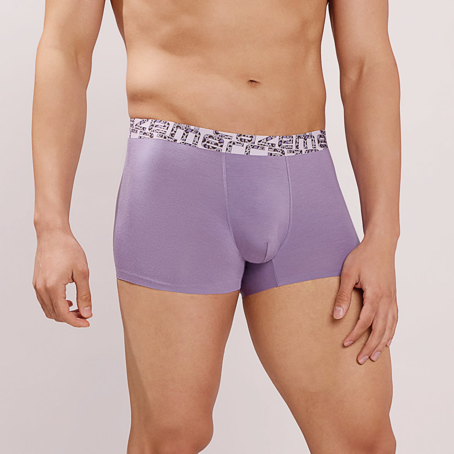 Seamless Ultra-Soft Comfort – Micro Modal Spandex Trunk – M108P - Dark Purple