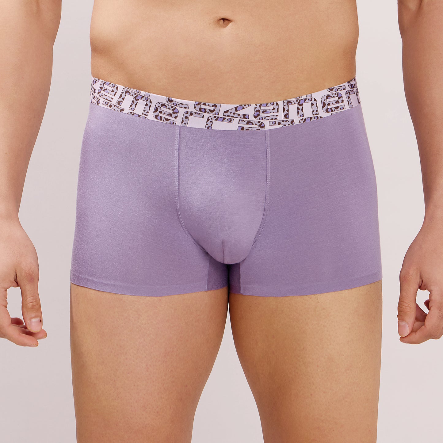 Seamless Ultra-Soft Comfort – Micro Modal Spandex Trunk – M108P - Dark Purple