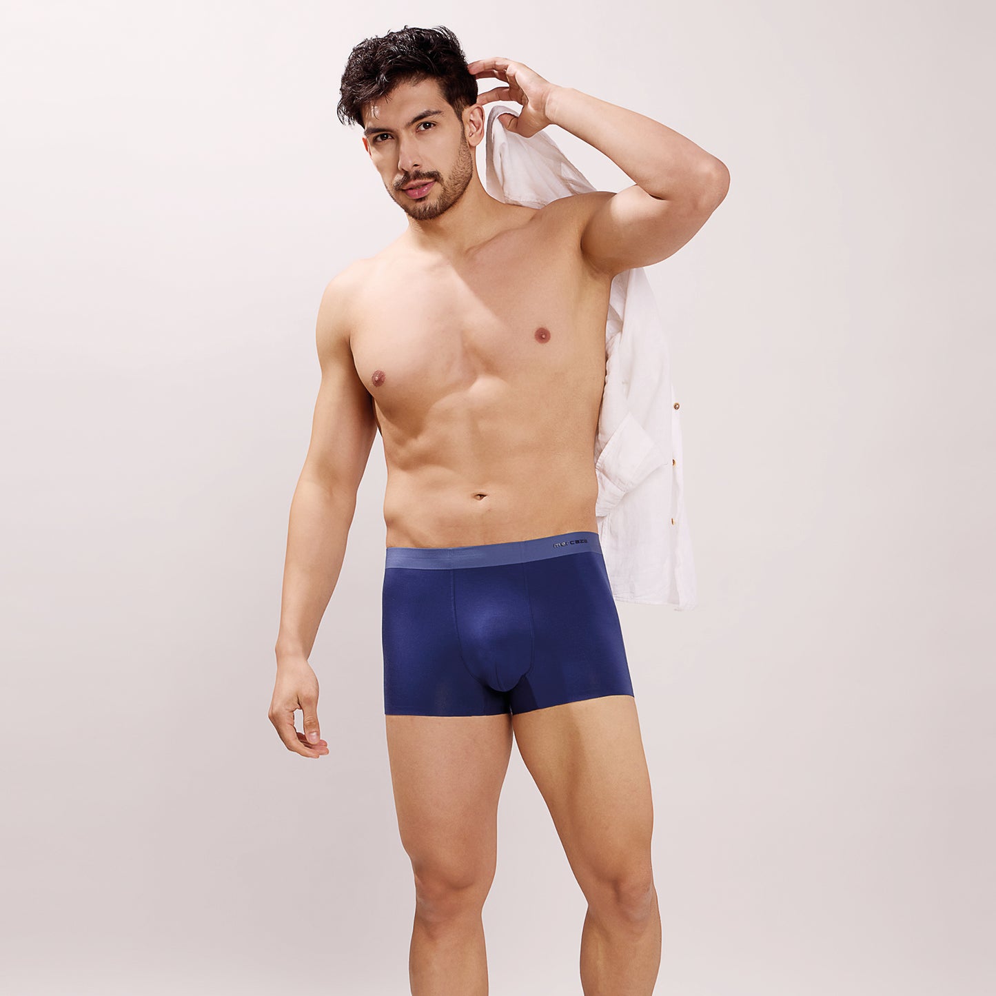 Seamless Ultra-Soft Comfort – Micro Modal Spandex Trunk – M108 - Navy