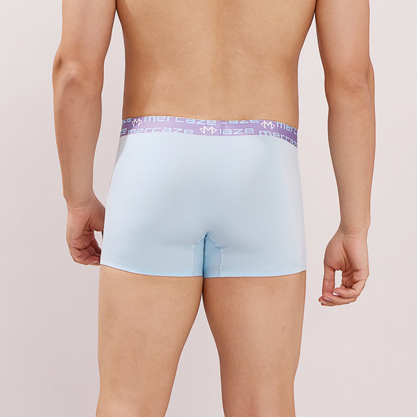 Seamless Ultra-Soft Comfort – Micro Modal Spandex Trunk – M108P - Sky Blue