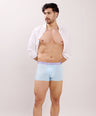 Seamless Ultra-Soft Comfort – Micro Modal Spandex Trunk – M108P - Sky Blue