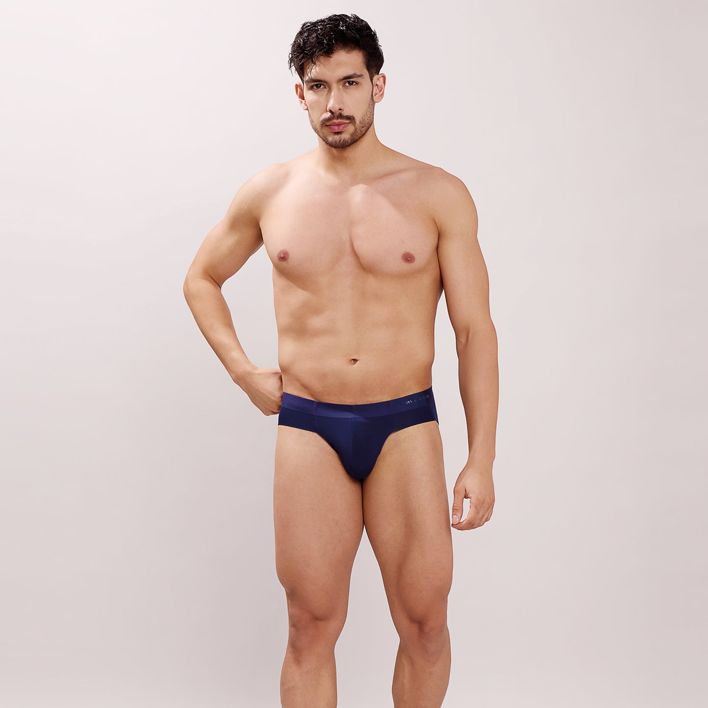 Seamless Ultra-Soft Comfort – Micro Modal Spandex Brief – M109 - Navy