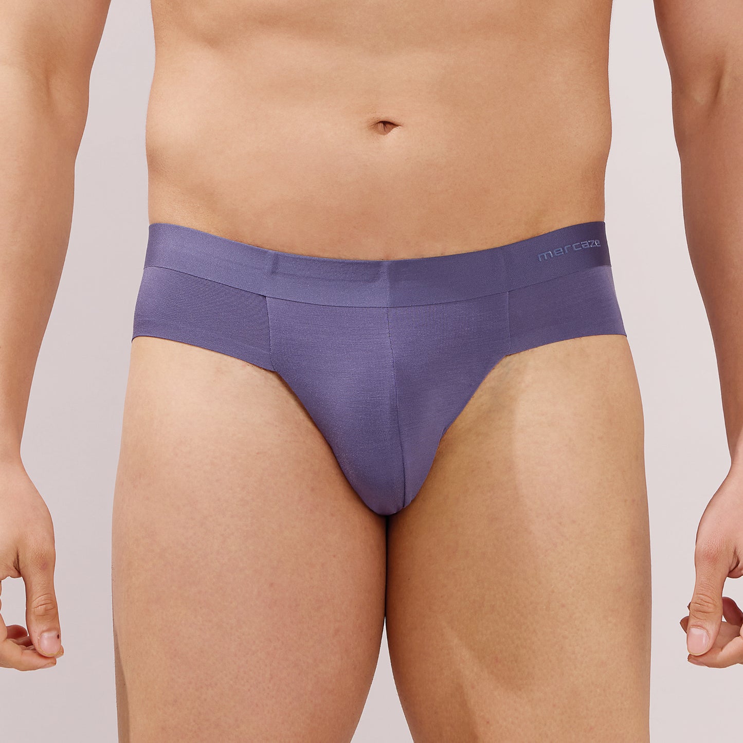 Seamless Ultra-Soft Comfort – Micro Modal Spandex Brief – M109 - Purple