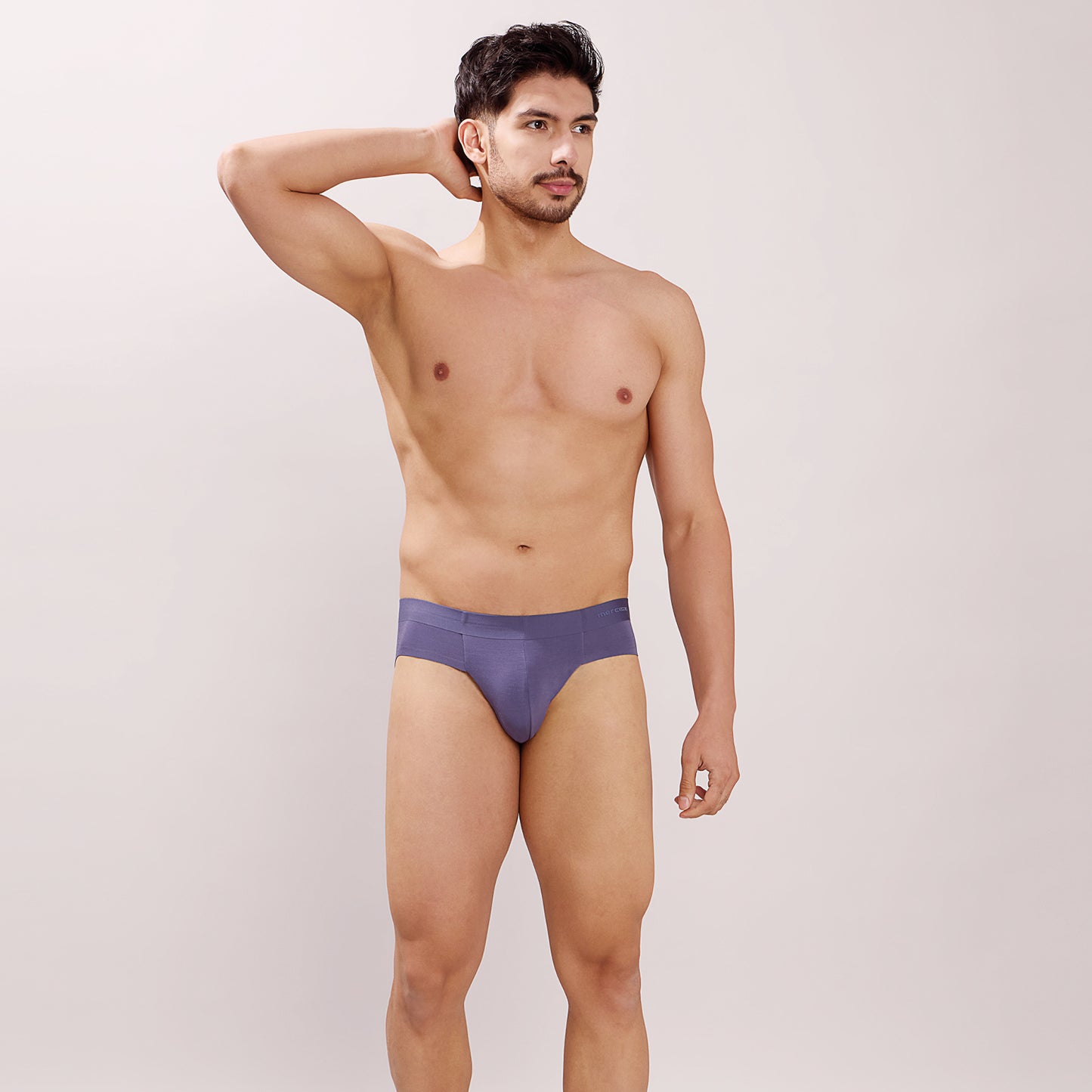 Seamless Ultra-Soft Comfort – Micro Modal Spandex Brief – M109 - Purple