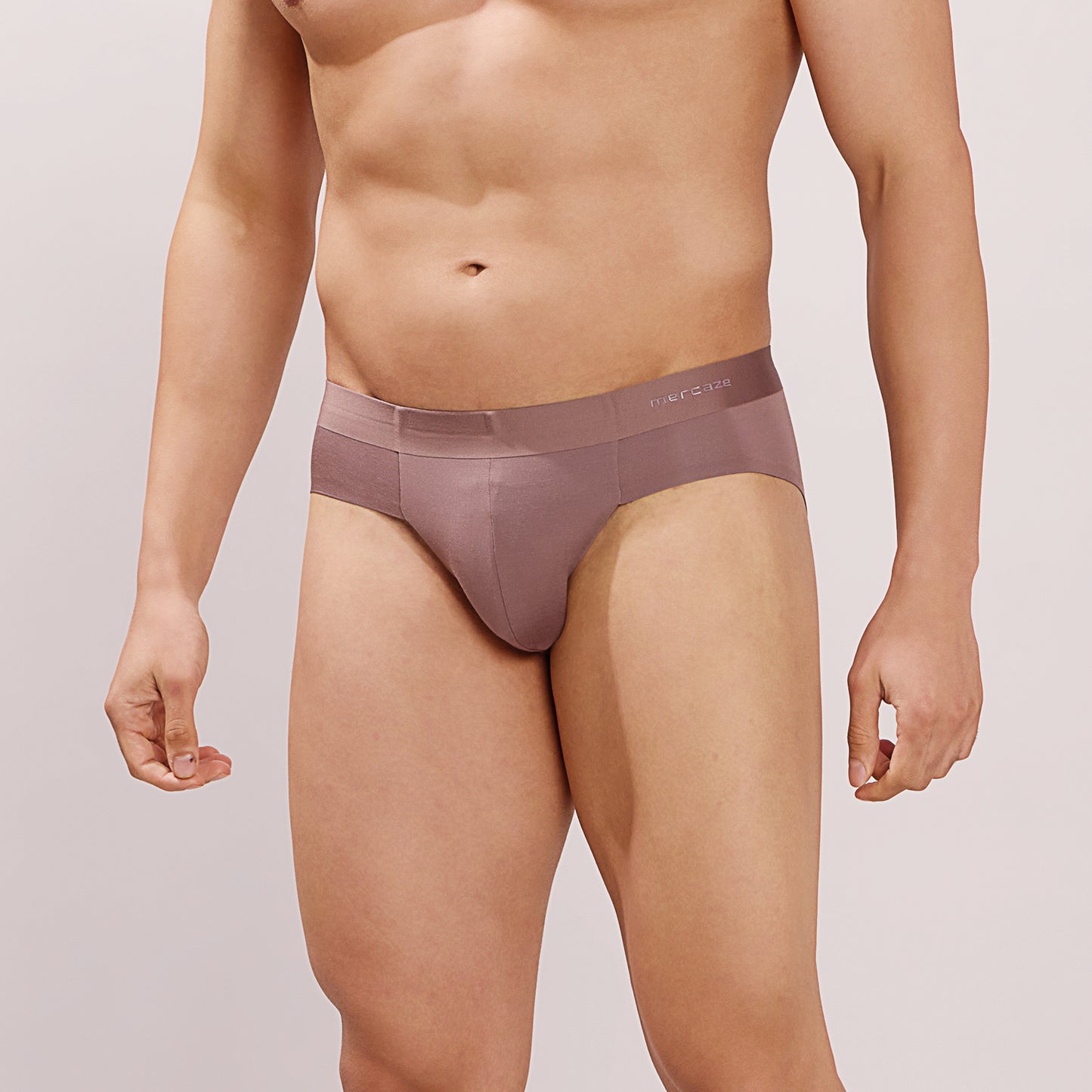 Seamless Ultra-Soft Comfort– Micro Modal Spandex Brief – M109 - Sand