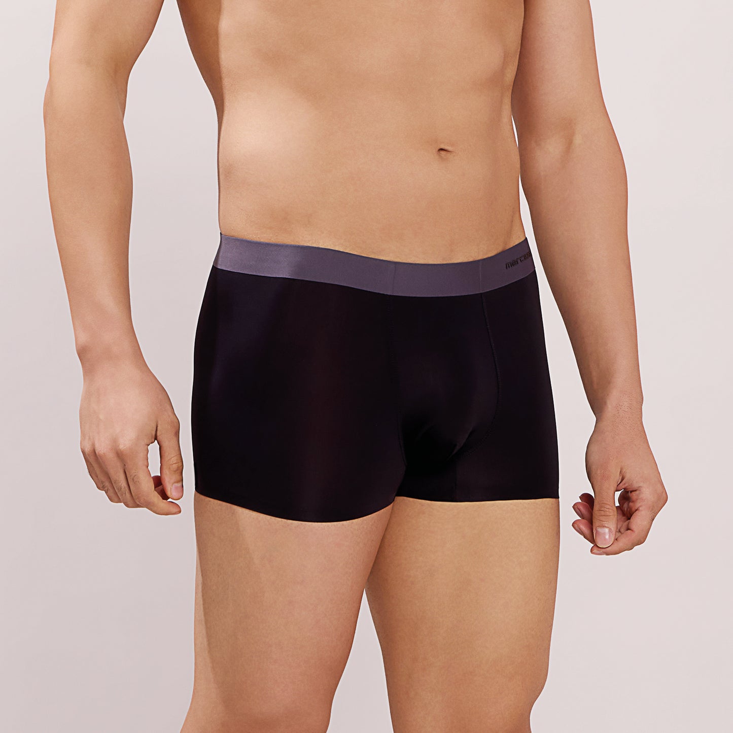 Seamless Ultra-Stretch Comfort – Microfiber Nylon Spandex Trunk – M110 – Black