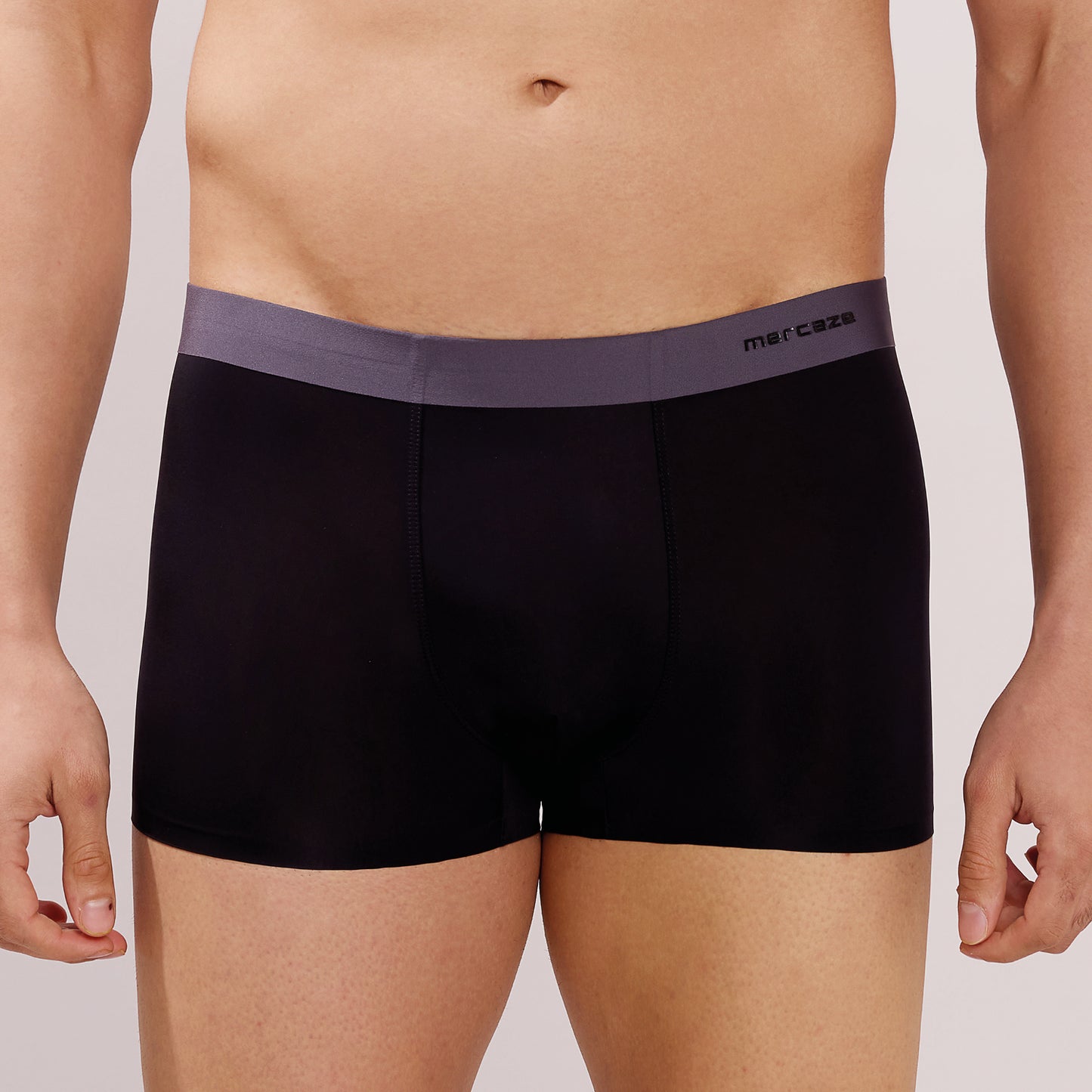 Seamless Ultra-Stretch Comfort – Microfiber Nylon Spandex Trunk – M110 – Black