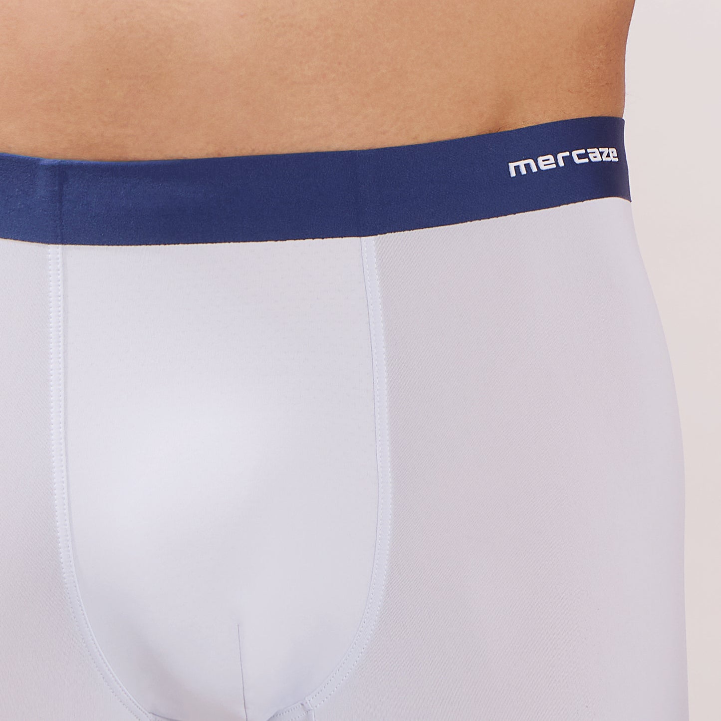 Seamless Ultra-Stretch Comfort – Microfiber Nylon Spandex Trunk – M110 – Light Blue