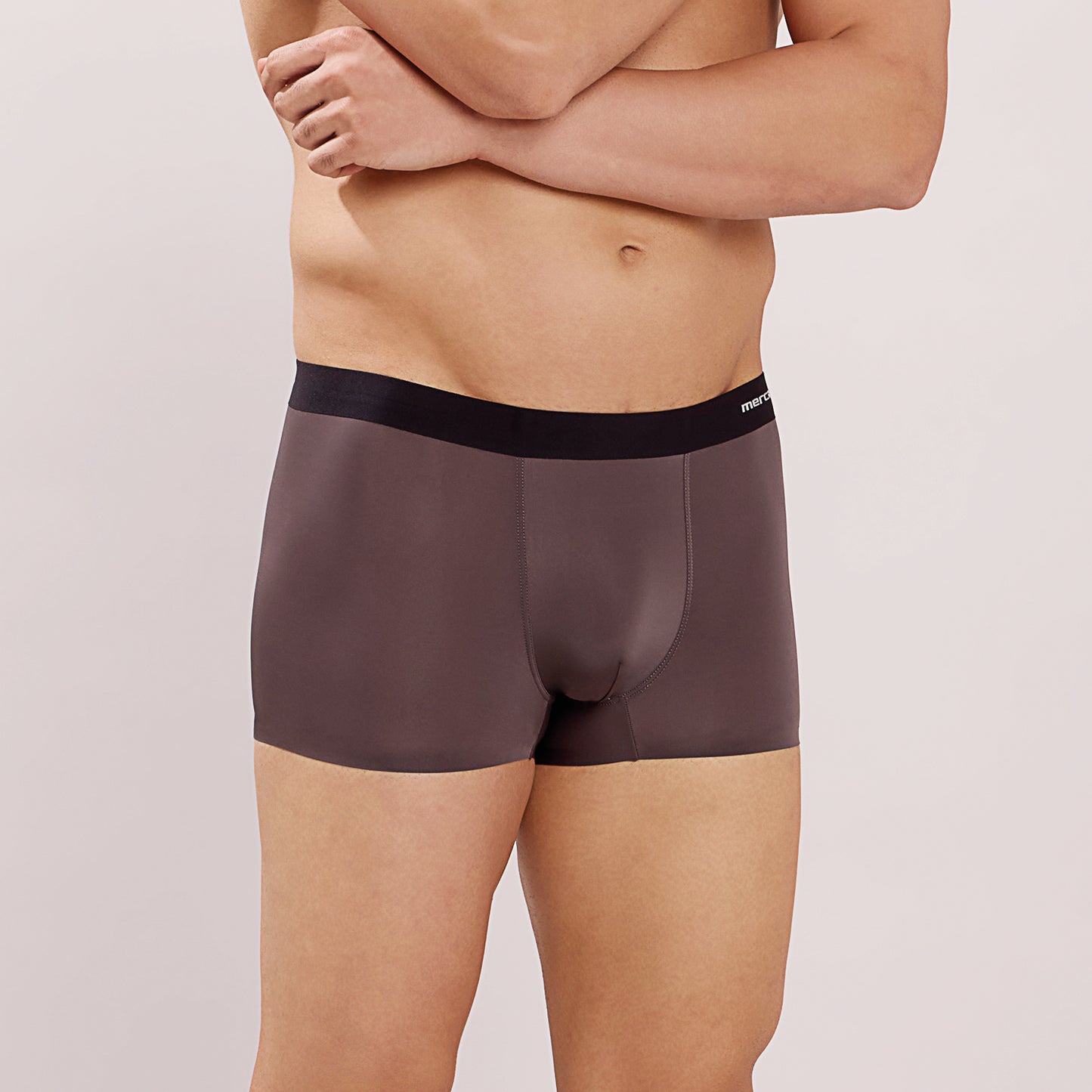 Seamless Ultra-Stretch Comfort – Microfiber Nylon Spandex Trunk – M110 – Mud Grey