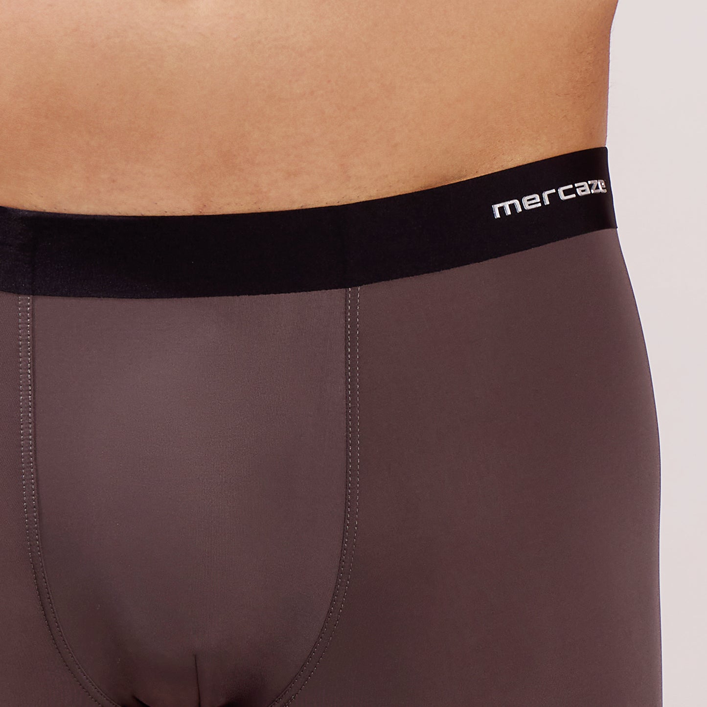 Seamless Ultra-Stretch Comfort – Microfiber Nylon Spandex Trunk – M110 – Mud Grey