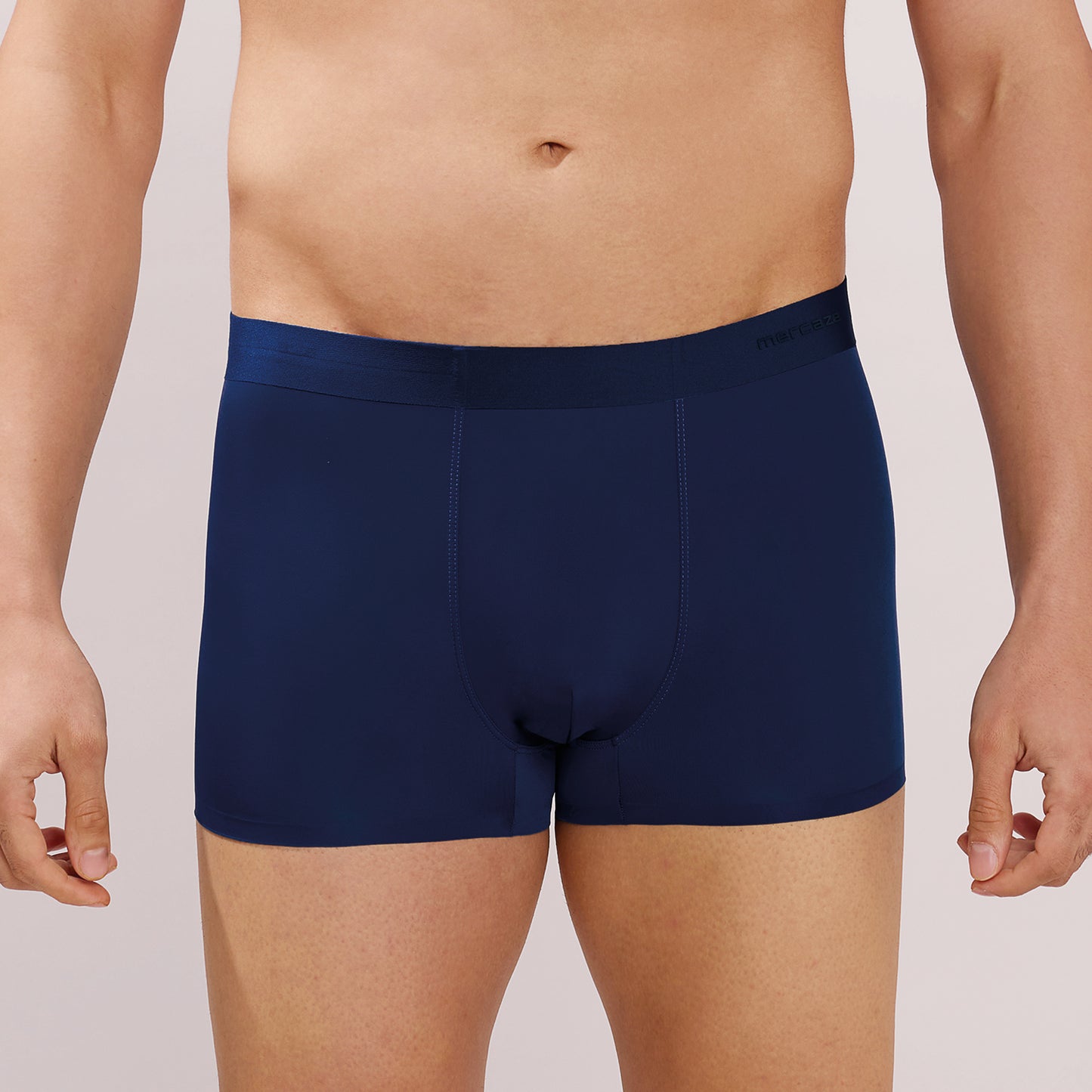 Seamless Ultra-Stretch Comfort – Microfiber Nylon Spandex Trunk – M110 – Navy
