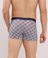 Seamless Fit Comfort – Microfiber Nylon Spandex Printed Trunk – M111 – Dark Navy