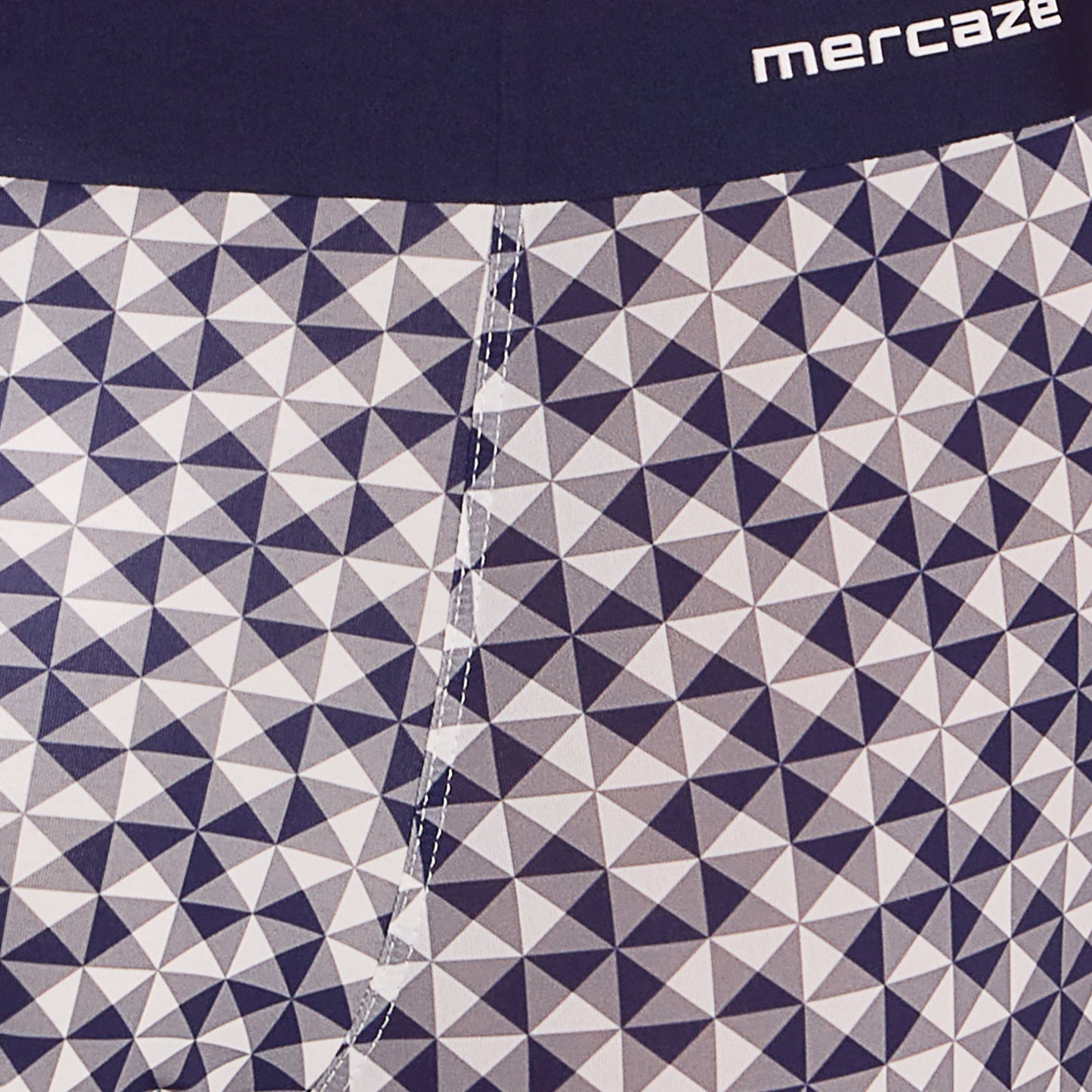 Seamless Fit Comfort – Microfiber Nylon Spandex Printed Trunk – M111 – Dark Navy