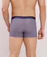 Seamless Fit Comfort – Microfiber Nylon Spandex Printed Trunk – M111 - Navy