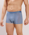 Seamless Fit Comfort – Microfiber Nylon Spandex Printed Trunk – M111 - Sky Blue