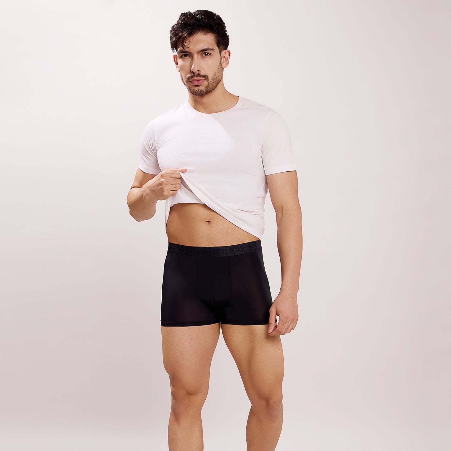 High-Stretch Performance Comfort – Micro Fibre Nylon Trunk – M114 - Black