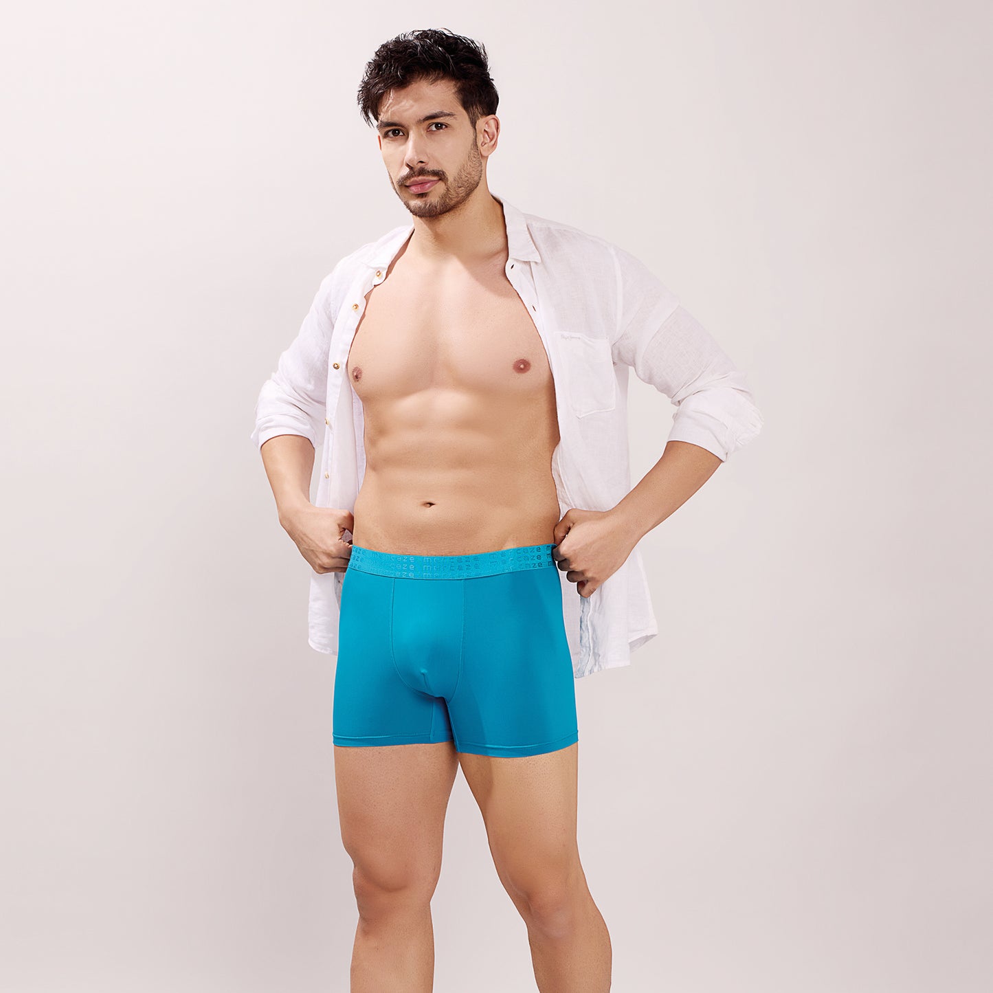 High-Stretch Performance Comfort – Micro Fibre Nylon Trunk – M114 - Teal