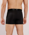 Premium Fit - Textured Jacquard Micro Fibre Nylon Spandex Trunk - M115 - Black