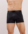 Premium Fit - Textured Jacquard Micro Fibre Nylon Spandex Trunk - M115 - Black