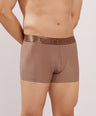 Premium Fit - Textured Jacquard Micro Fibre Nylon Spandex Trunk - M115 - Brown