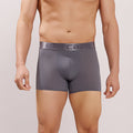 Premium Fit - Textured Jacquard Micro Fibre Nylon Spandex Trunk - M115 - Dark Grey