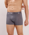 Premium Fit - Textured Jacquard Micro Fibre Nylon Spandex Trunk - M115 - Dark Grey