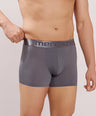 Premium Fit - Textured Jacquard Micro Fibre Nylon Spandex Trunk - M115 - Dark Grey