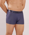 Premium Fit - Textured Jacquard Micro Fibre Nylon Spandex Trunk - M115 - Steel Blue