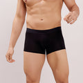 Soft Elastic Waistband- Premium Bamboo Cotton Spandex Trunk (Hipster) - M116- Black