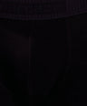Soft Elastic Waistband- Premium Bamboo Cotton Spandex Trunk (Hipster) - M116- Black