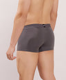 Soft Elastic Waistband- Premium Bamboo Cotton Spandex Trunk (Hipster) - M116- Dark Grey