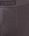Soft Elastic Waistband- Premium Bamboo Cotton Spandex Trunk (Hipster) - M116- Dark Grey