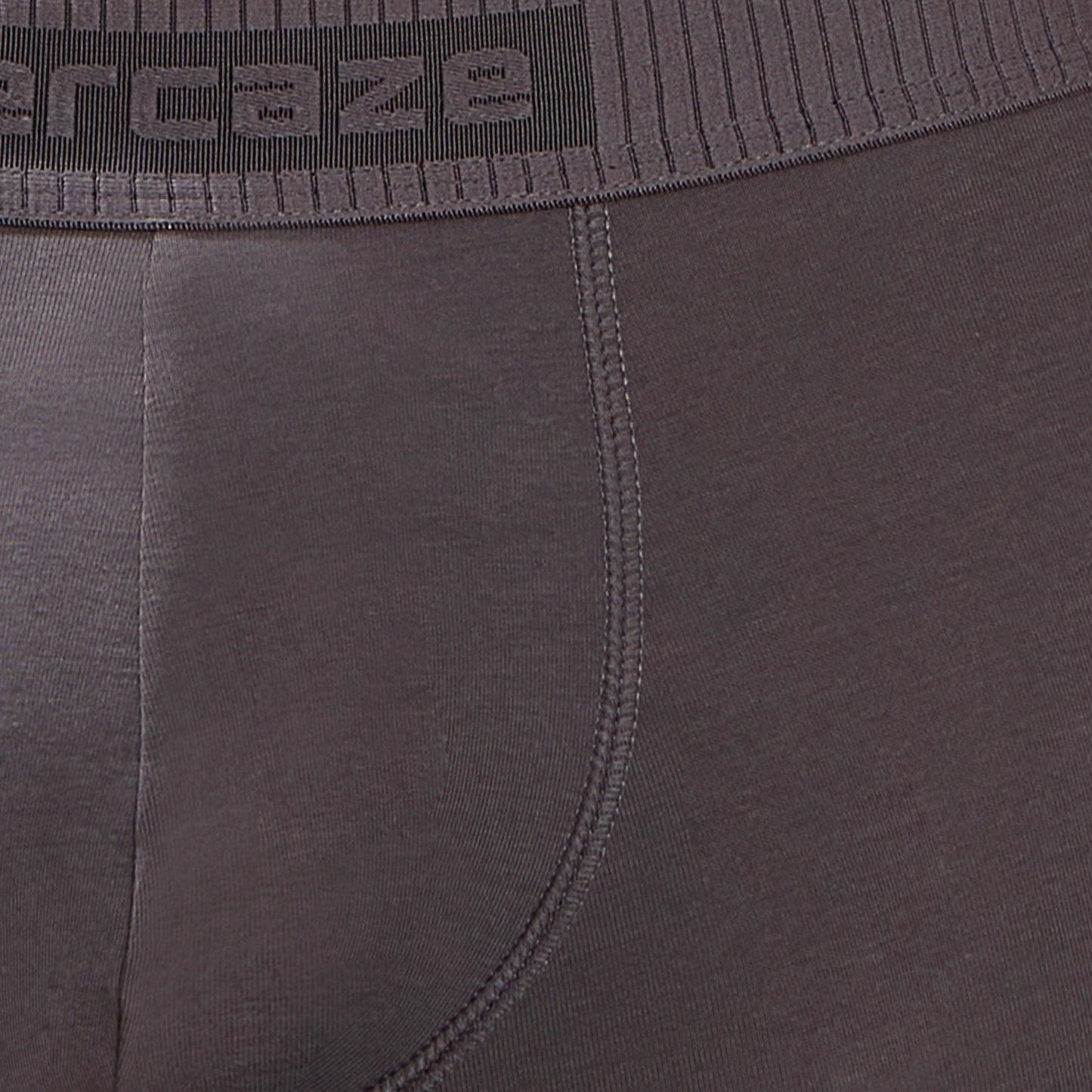 Soft Elastic Waistband- Premium Bamboo Cotton Spandex Trunk (Hipster) - M116- Dark Grey
