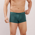 Soft Elastic Waistband- Premium Bamboo Cotton Spandex Trunk (Hipster) - M116- Olive