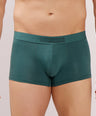 Soft Elastic Waistband- Premium Bamboo Cotton Spandex Trunk (Hipster) - M116- Olive