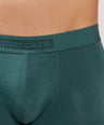 Soft Elastic Waistband- Premium Bamboo Cotton Spandex Trunk (Hipster) - M116- Olive