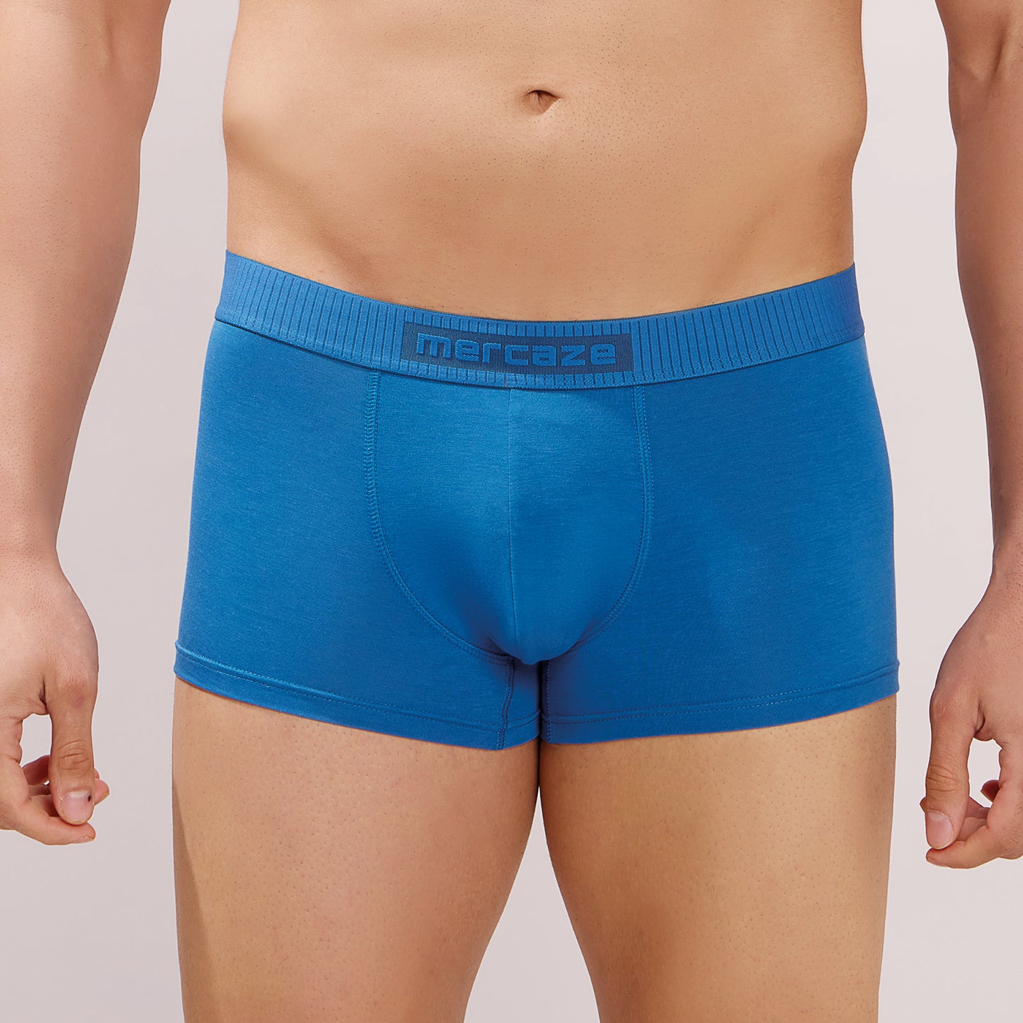Soft Elastic Waistband- Premium Bamboo Cotton Spandex Trunk (Hipster) – M116 – Royal Blue