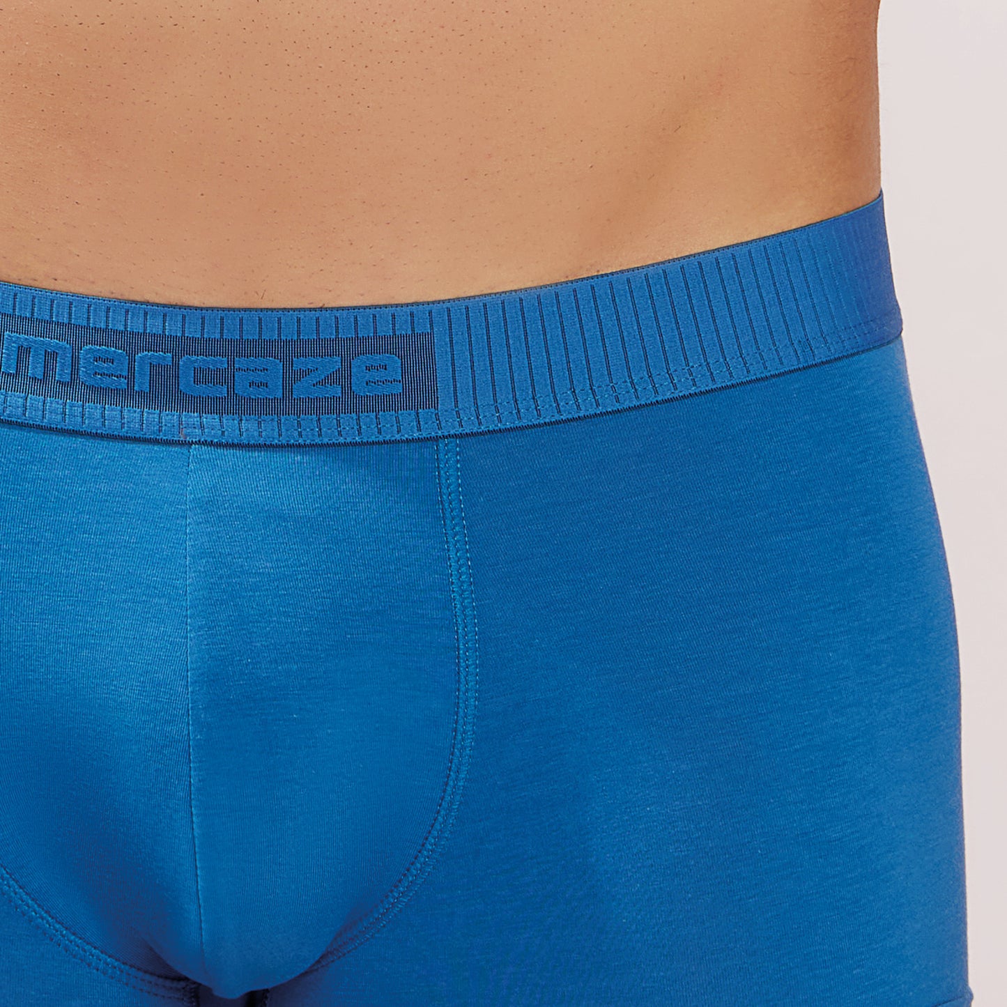 Soft Elastic Waistband- Premium Bamboo Cotton Spandex Trunk (Hipster) – M116 – Royal Blue