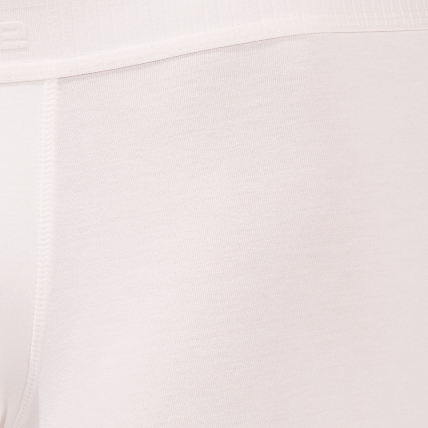 Soft Elastic Waistband- Premium Bamboo Cotton Spandex Trunk (Hipster) - M116- White