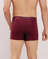 Soft Waistband - Premium Cotton Modal Spandex Trunk - M117 -  Burgundy